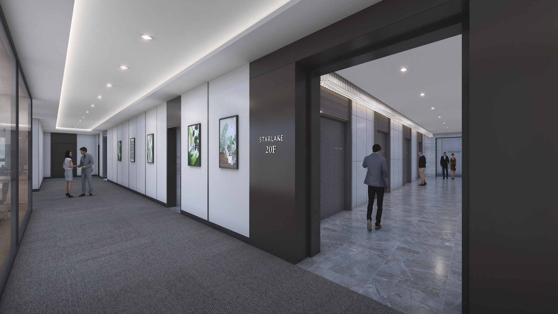 Hành lang văn phòng